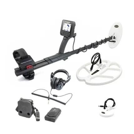 GOLD FINDER 2000 + 3 bobinas (13cm + 26x14cm + 40x33.5cm) + Audífono bluetooth